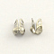 Tarnish Resistant 304 Stainless Steel Bead Tips, Calotte Ends, Clamshell Knot Cover, Stainless Steel Color, 5x3mm, Hole: 1mm, Inner Diameter: 2.4mm