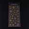 Waterproof Hot Stamping Stickers, DIY Gift Hand Account Photo Frame Album Decoration Sticker, Snowflake, 20x10x0.04cm