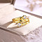 Elegant S925 Geometric Ring with Zircon for Women, Perfect Gift