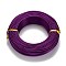 Anodized Aluminum Wire, Bendable Metal Craft Wire, Flexible Craft Wire, for Beading Jewelry Craft Making, Dark Violet, 12 Gauge, 2.0mm, 55m/500g(180.4 Feet/500g)