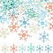 36Pcs 6 Colors Spray Painted Alloy Enamel Pendants, with Glitter Powder, Cadmium Free & Nickel Free & Lead Free, Snowflake, Mixed Color, 27x21x2.5mm, Hole: 2mm, 6pcs/color