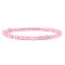 4mm Round Natural Dyed Rose Quartz Beads Bracelet for Men, European and American Retro Simple Versatile Stretch Bracelets, 7-1/2 inch(19cm)