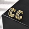 Brass Triple C-Shaped Cuff Earrings, Cadmium Free & Lead Free, Long-Lasting Plated, Rack Plating, Real 18K Gold Plated, 14.5x15x6mm