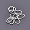 Non-Tarnish 304 Stainless Steel Jump Rings, Open Jump Rings, Oval, Stainless Steel Color, 18 Gauge, 9.6x6.5x1mm