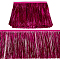 Polyester Fringe Trimmings, Tassel Trims, Ornament Accessories, Medium Violet Red, 156x1mm, 10m/bundle