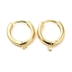 Латунные серьги обруча X-EJEW-K083-33G-1