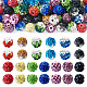52шт 13 цвета бусины из полимерной глины со стразами RB-TA0001-21-2