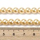 Гальванические оболочки жемчужные бусы пряди BSHE-G041-6mm-01-4