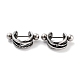 Многорядные серьги-кольца в форме штанги из хирургической нержавеющей стали 316 EJEW-Z050-56A-AS-1