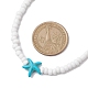 Синтетические бирюзовые ожерелья NJEW-JN04773-02-3