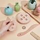 Деревянный керамический метательный инструмент ребро DIY-WH0622-271-3