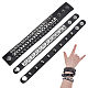 3шт. браслеты из искусственной кожи в стиле панк BJEW-WH0014-076B-1