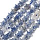 Натуральное синее пятно нитки из бисера яшмы&nbsp;G-F817-A12-01-3