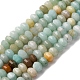 Натуральный цветок амазонитовые бусины пряди G-P587-D08-01-2