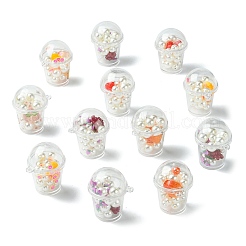 12 шт. подвески из непрозрачного акрила в виде чашки с молоком&nbsp;OACR-CJ0002-30