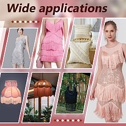 1 рулон кружевной ленты с блестками и пайетками&nbsp;OCOR-GA0002-33