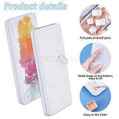 1 шт. железная пустая жестяная коробка для акварели палитра для красок CON-PH0002-94A