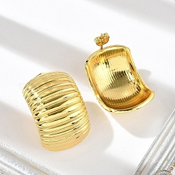 Серьги-гвоздики из нержавеющей стали 304 для женщин&nbsp;LS-EJEW-A125-59G