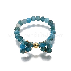 Перстни из натурального апатита&nbsp;RJEW-TA00204-02