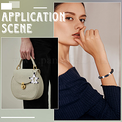 1000шт 2 цвета непрозрачные пластиковые бусины KY-SP0001-48