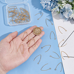 Ионное покрытие (ip) крючки для сережек из нержавеющей стали 304&nbsp;STAS-UN0058-95G