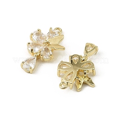 Латунные микро проложить кубического циркония подвески KK-C107-01G