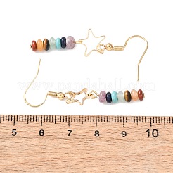 Золотая серьга-подвеска из нержавеющей стали 304&nbsp;EJEW-JE05673-01