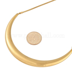 Ожерелья из нержавеющей стали 304 в форме дуги с подвеской в виде змеиной цепи для женщин&nbsp;NJEW-B122-03G