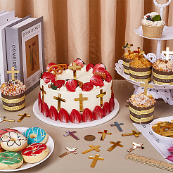 48 шт. зеркальные акриловые украшения для дома&nbsp;DIY-FG0008-28