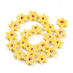 Фарфора ручной работы бисер нитей PORC-N008-10I