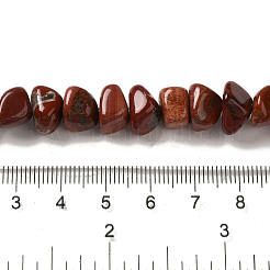 Натуральные красные яшмы бусы пряди G-B078-D05-03