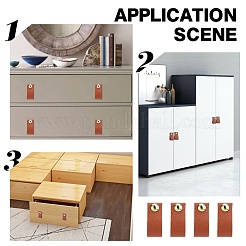 Кожаная ручка DIY-Wh0128-21A