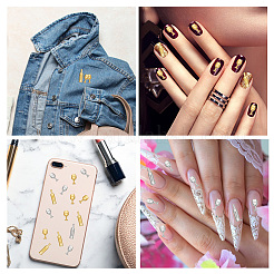 80шт. 4-х стильный кабошон из сплава MRMJ-GO0002-02