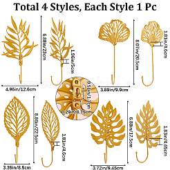 4шт 4 стиля железных настенных крючков FIND-CN0001-47