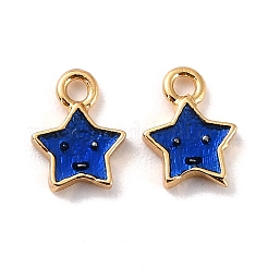 Латунь эмаль подвески&nbsp;KK-P207-015G-RS