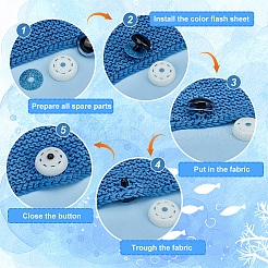 20 набор 10-х цветных пластиковых глаз KY-OC0001-26