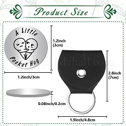 201 памятная монета из нержавеющей стали AJEW-CN0002-05G