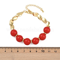 Браслеты из латунных бусин BJEW-C112-09G