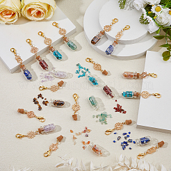 7 чакра натуральный красный авантюрин HJEW-FH00146