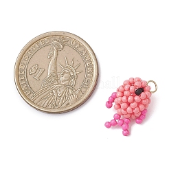 Подвески из стеклянных бусин&nbsp;PALLOY-MZ01010-03