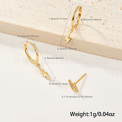 Набор из 3 s925 серебряных блестящих серег-гвоздиков в винтажном стиле ZH5112-1