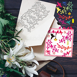 Углеродистая сталь разрезает трафареты DIY-WH0309-1670