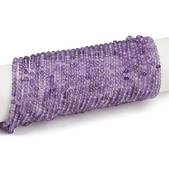 Природный аметист нитей бисера G-L625-A01-3x2mm-01