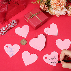 200 шт. бумажные подарочные бирки в форме сердца CDIS-SP0001-14C