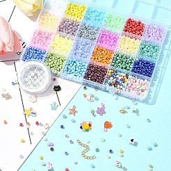 Наборы для изготовления браслетов из стеклянного бисера своими руками&nbsp;DIY-FS0007-18