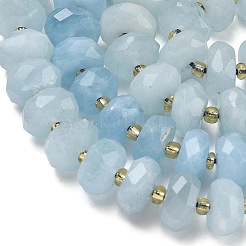 Природные Аквамарин бисер нитей G-L642-J03-03