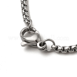 Ожерелья с подвеской из натурального мексиканского агата в виде флакона духов&nbsp;G-C155-04P