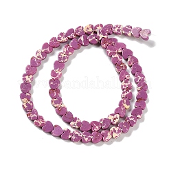 Окрашенные синтетические нити из имперской яшмы G-M403-A35-02