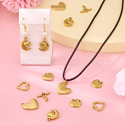 12 шт. 6 стиля подвески из нержавеющей стали 304 STAS-TA0003-17