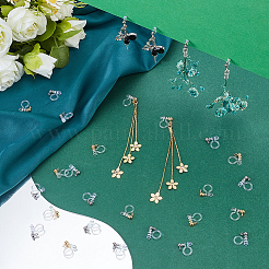 52 шт. прозрачная фурнитура для сережек-клипс U-типа из сплава&nbsp;FIND-PH0028-66